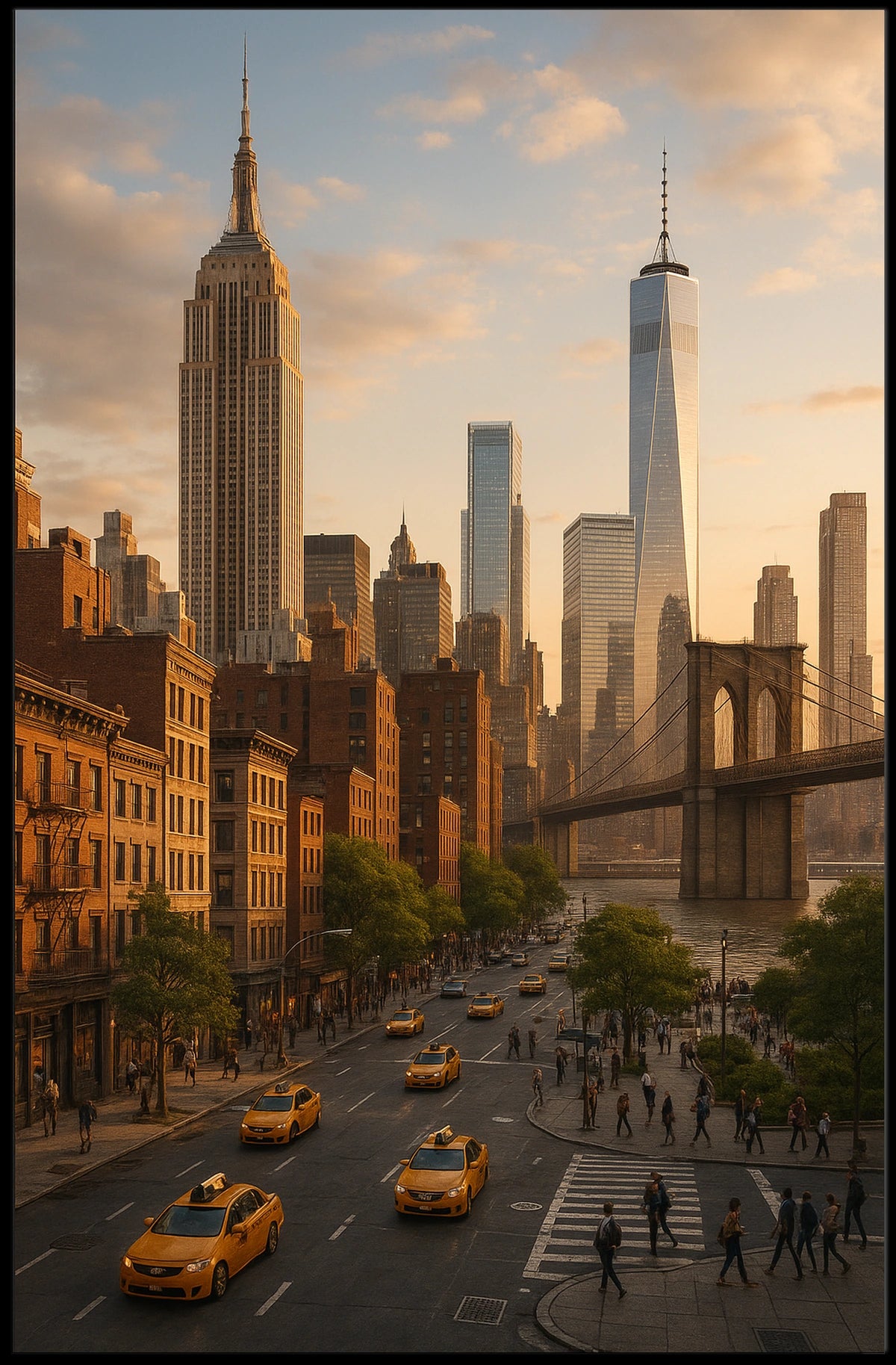 New York City at Dusk