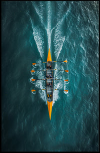 Rowing In Harmony Poster PosterGoat