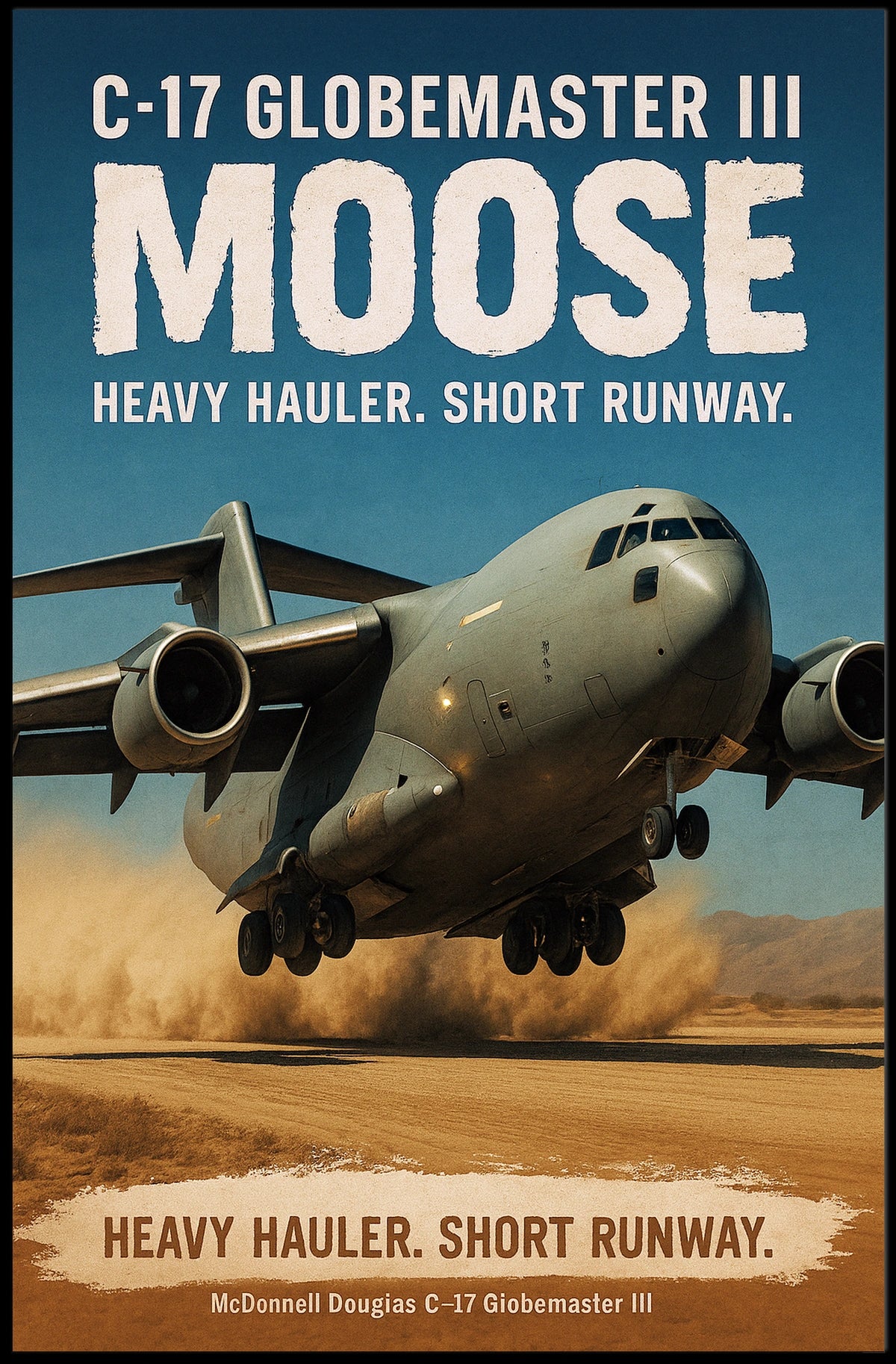 C-17 Globemaster III Heavy Hauler Poster