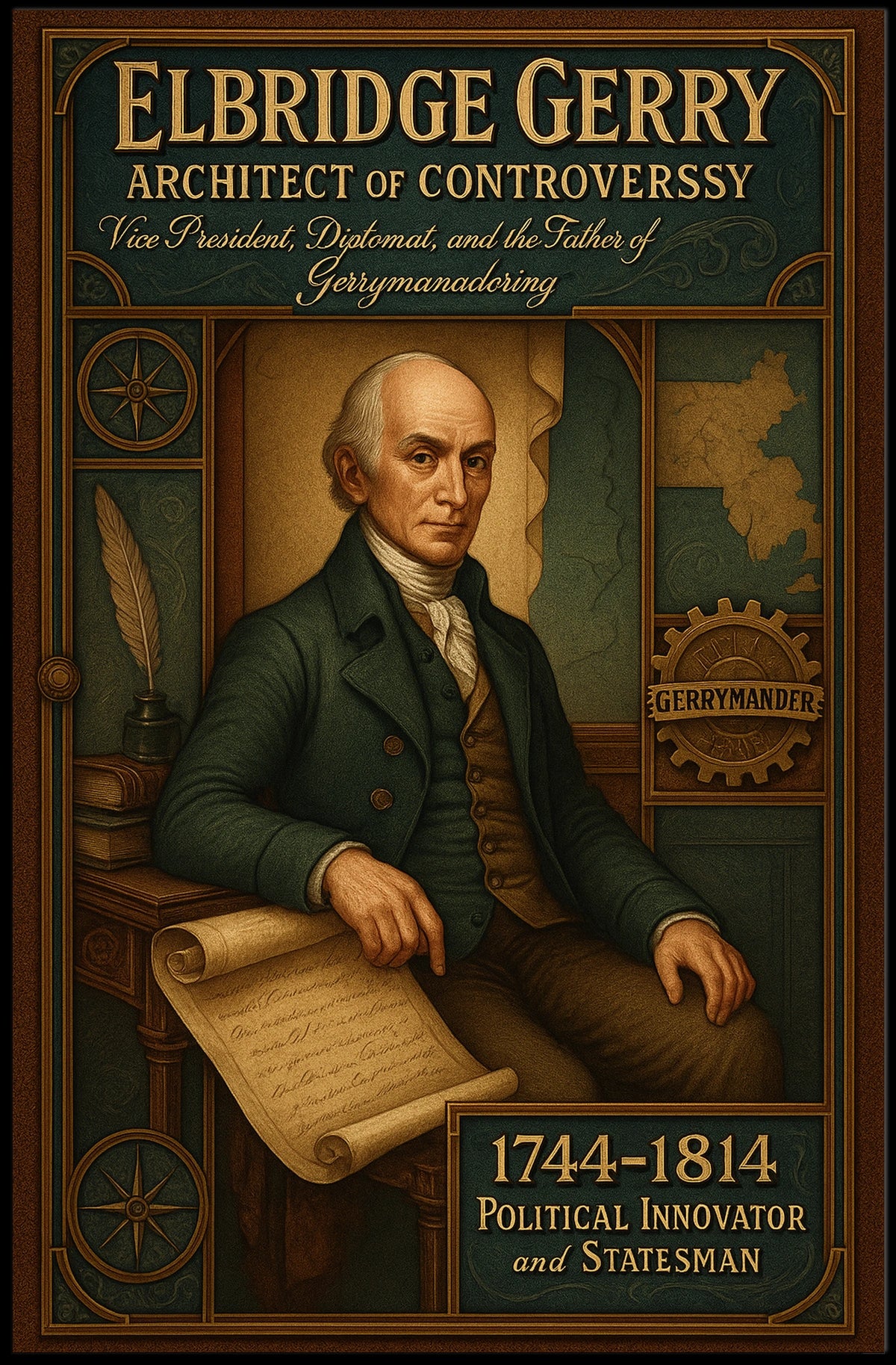 Elbridge Gerry Architect of Controversy Poster