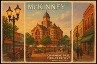 McKinney Travel Poster A Journey Through Time