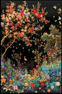 Enchanting Garden Scene: Cultural or Heritage Poster