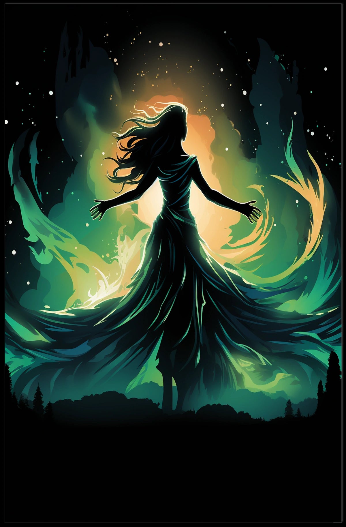 Celestial Dance Poster