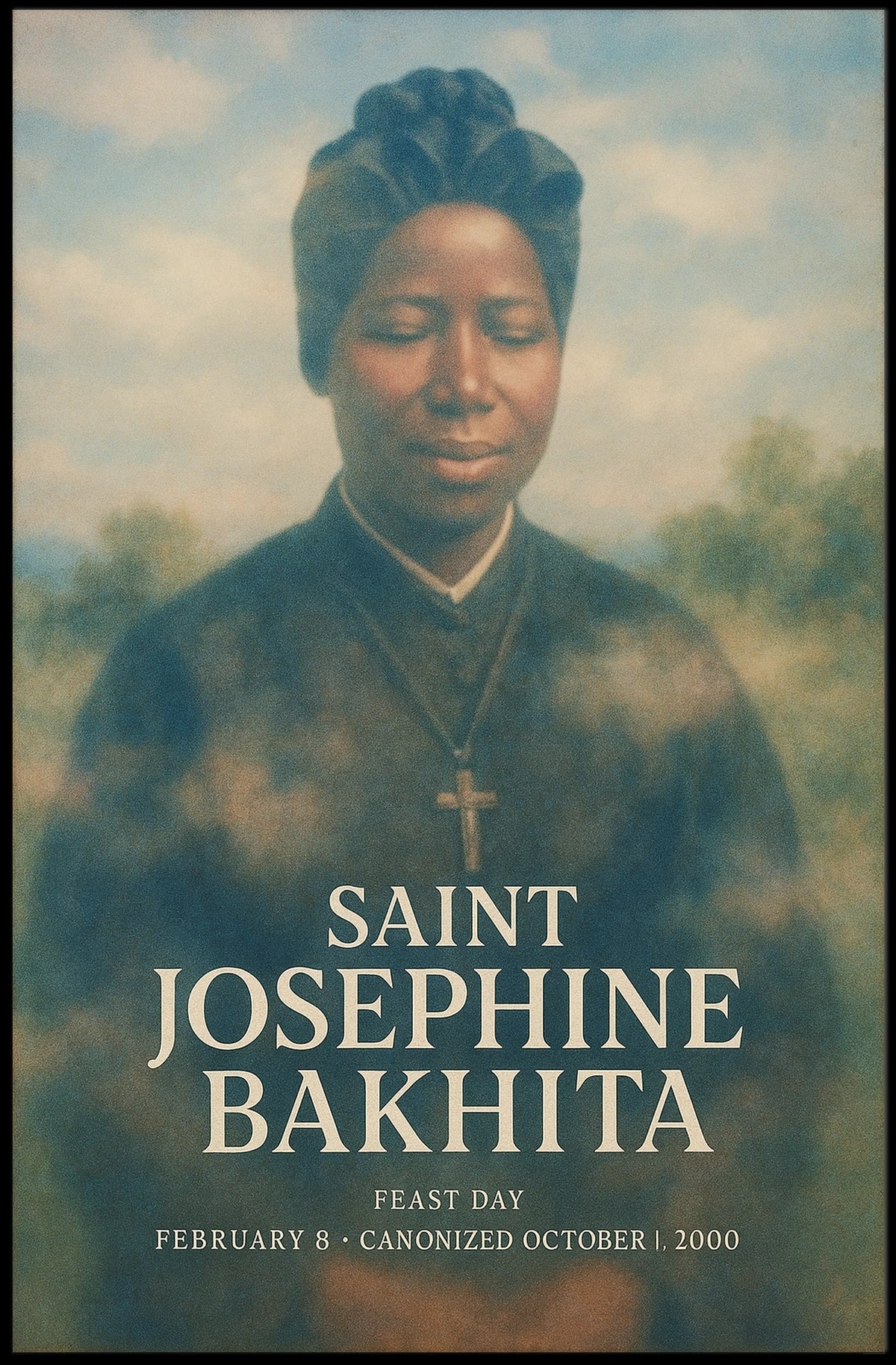 Saint Josephine Bakhita Poster