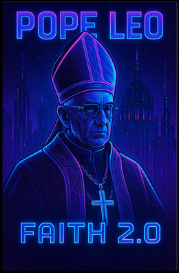 Pope Leo Faith 2.0 Poster