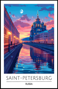 Saint Petersburg Cathedral Poster