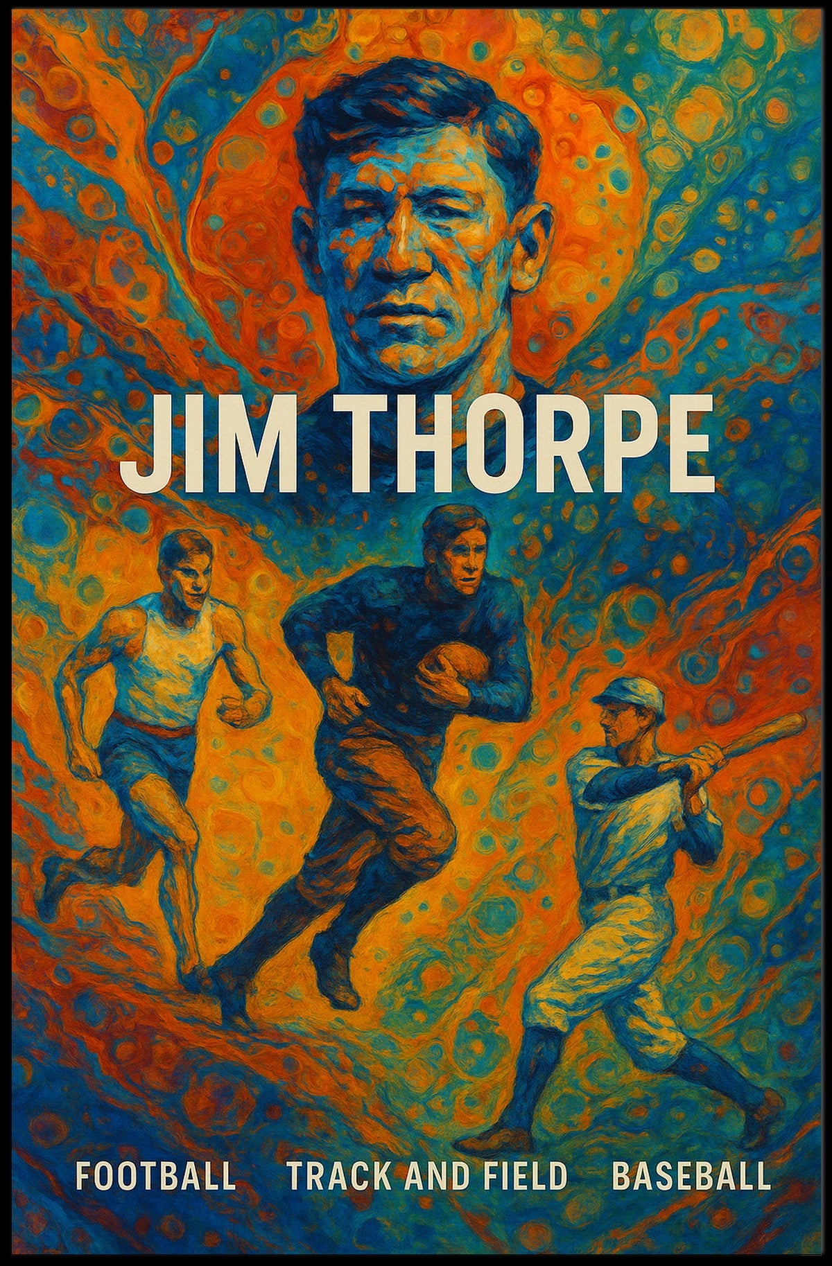 Jim Thorpe Multisport Legend Poster