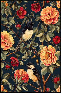 Birds And Blossoms William Morris Art Poster
