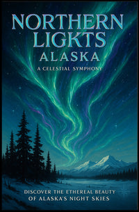 Northern Lights Alaska Poster PosterGoat