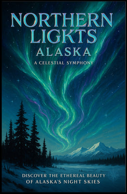 Northern Lights Alaska Poster PosterGoat