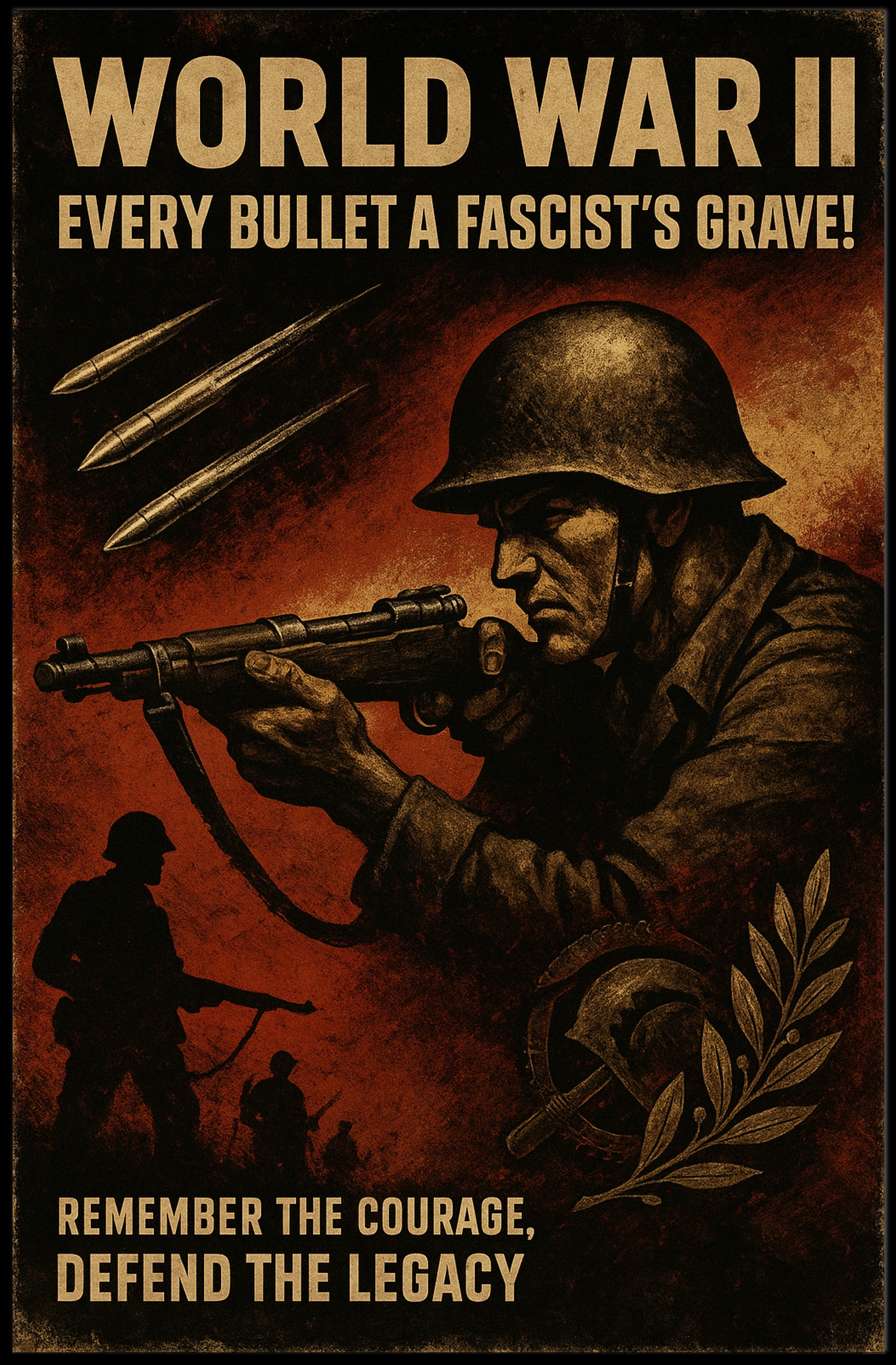 Every Bullet a Fascist's Grave Poster