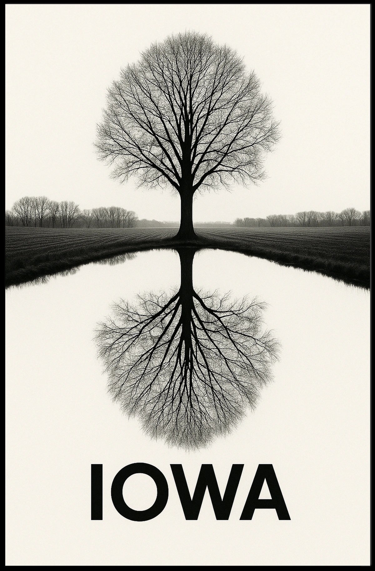 Iowa Reflections Poster