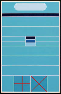 Abstract Geometric Composition Minimalist Poster
