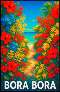Bora Bora Paradise Poster