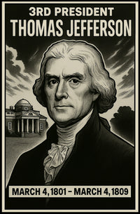 Thomas Jefferson 3Rd President Poster