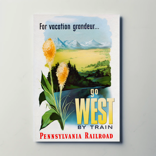 Go West by Train - Pennsylvania Railroad