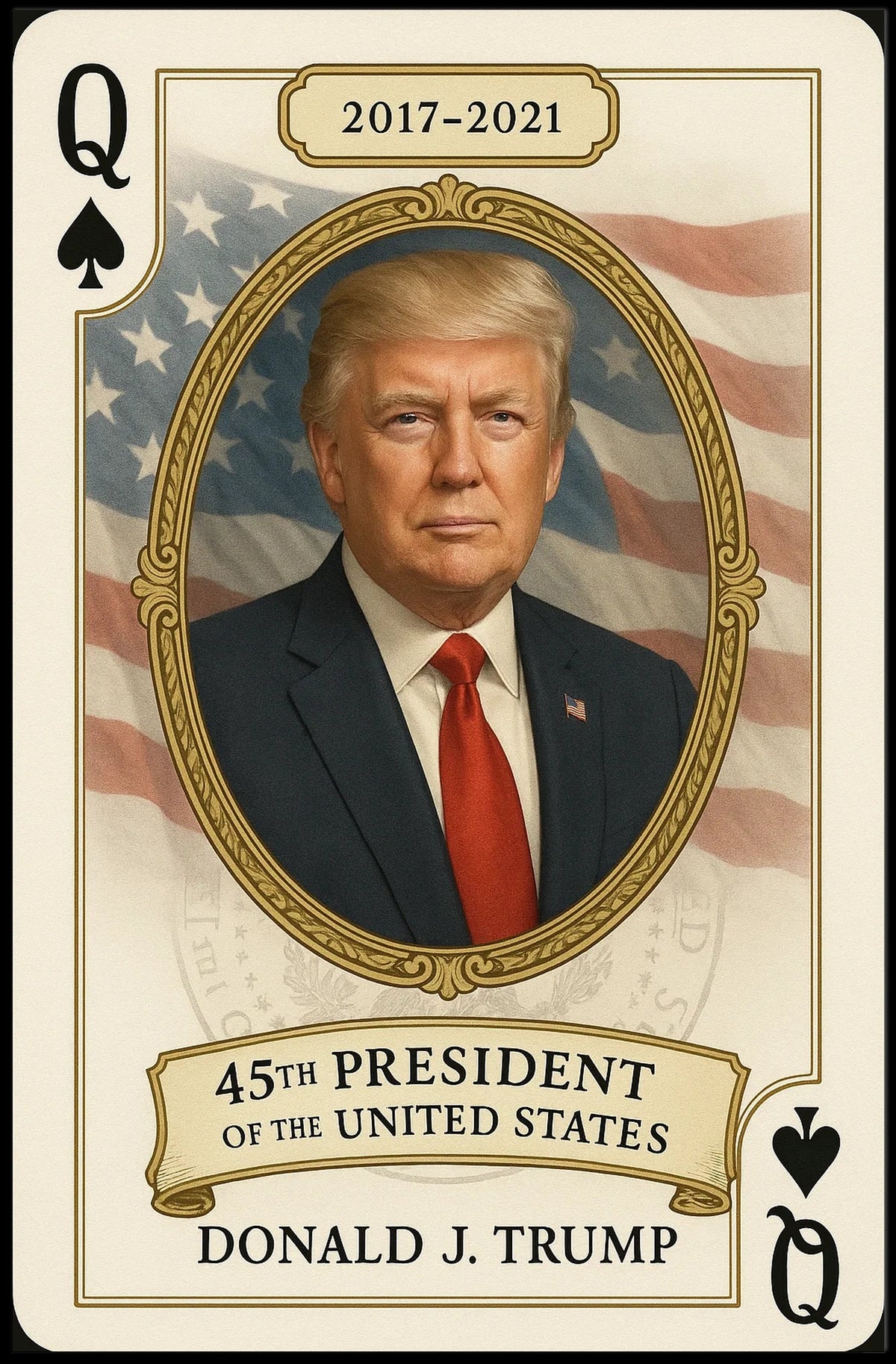Donald Trump 45th President Poster