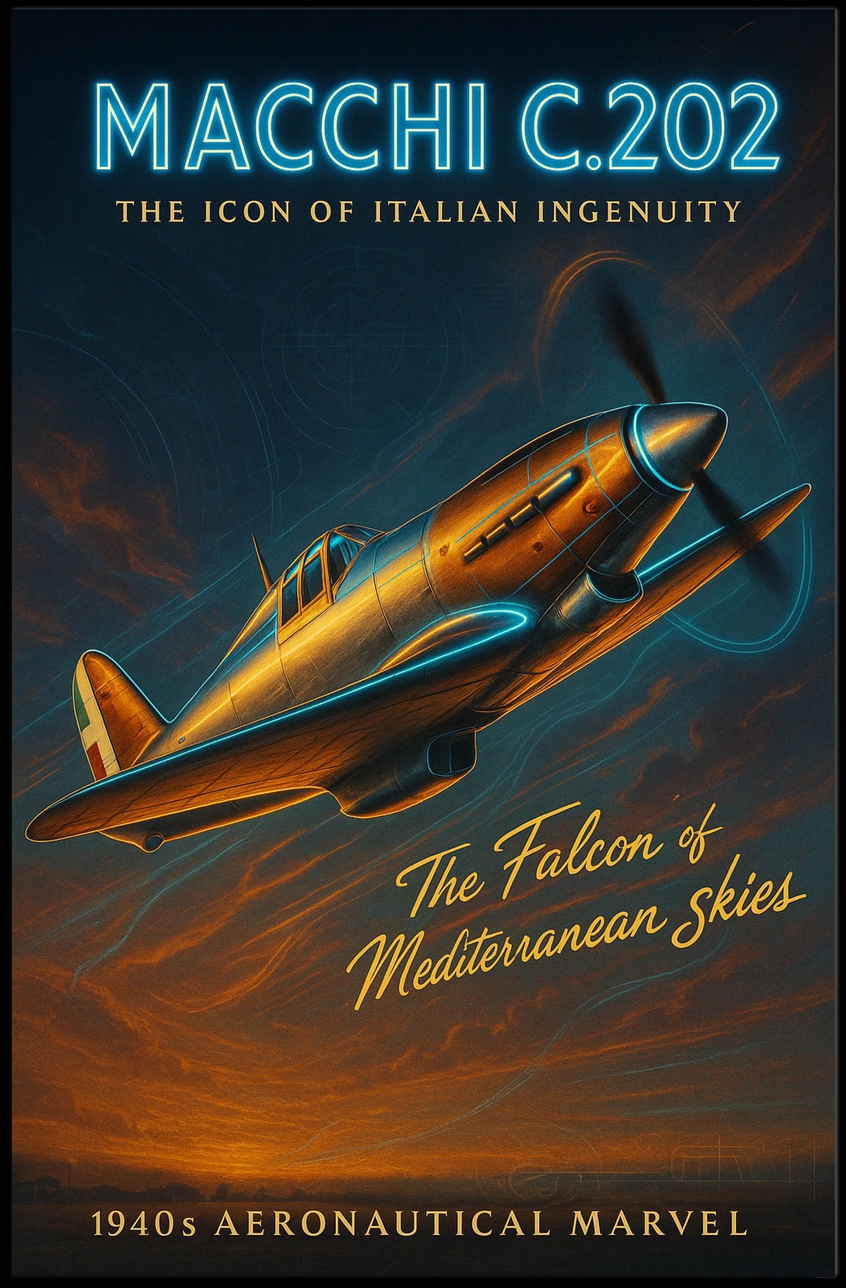 Macchi C.202 The Icon of Italian Ingenuity Poster