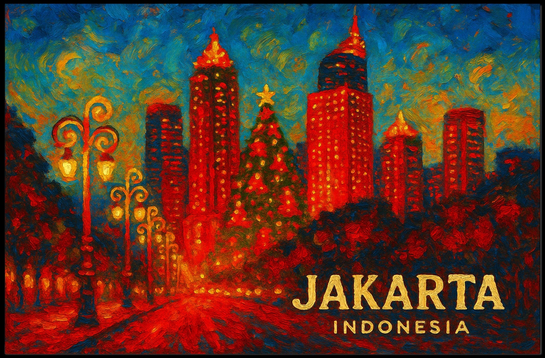 Jakarta A Festive Night Poster