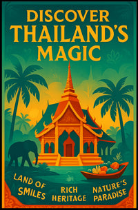 Discover ThailandS Magic Poster