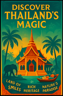 Discover ThailandS Magic Poster