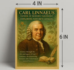 Carl Linnaeus Father of Modern Taxonomy Poster PosterGoat