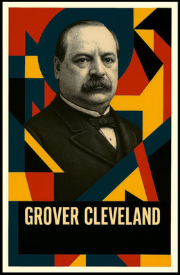 Grover Cleveland 22nd President of the United States Abstract Pop Poster