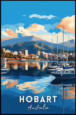 Hobart Scenic Harbor Travel Poster