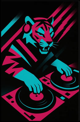 Dj Tiger Vibes Poster