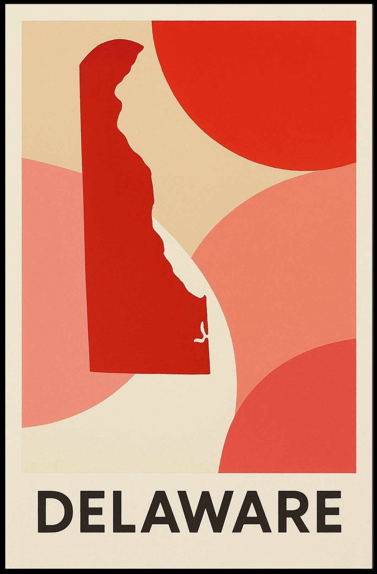 Delaware A Modern Tribute Poster