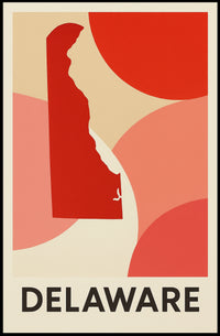 Delaware A Modern Tribute Poster
