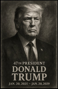Donald Trump 47th President Poster
