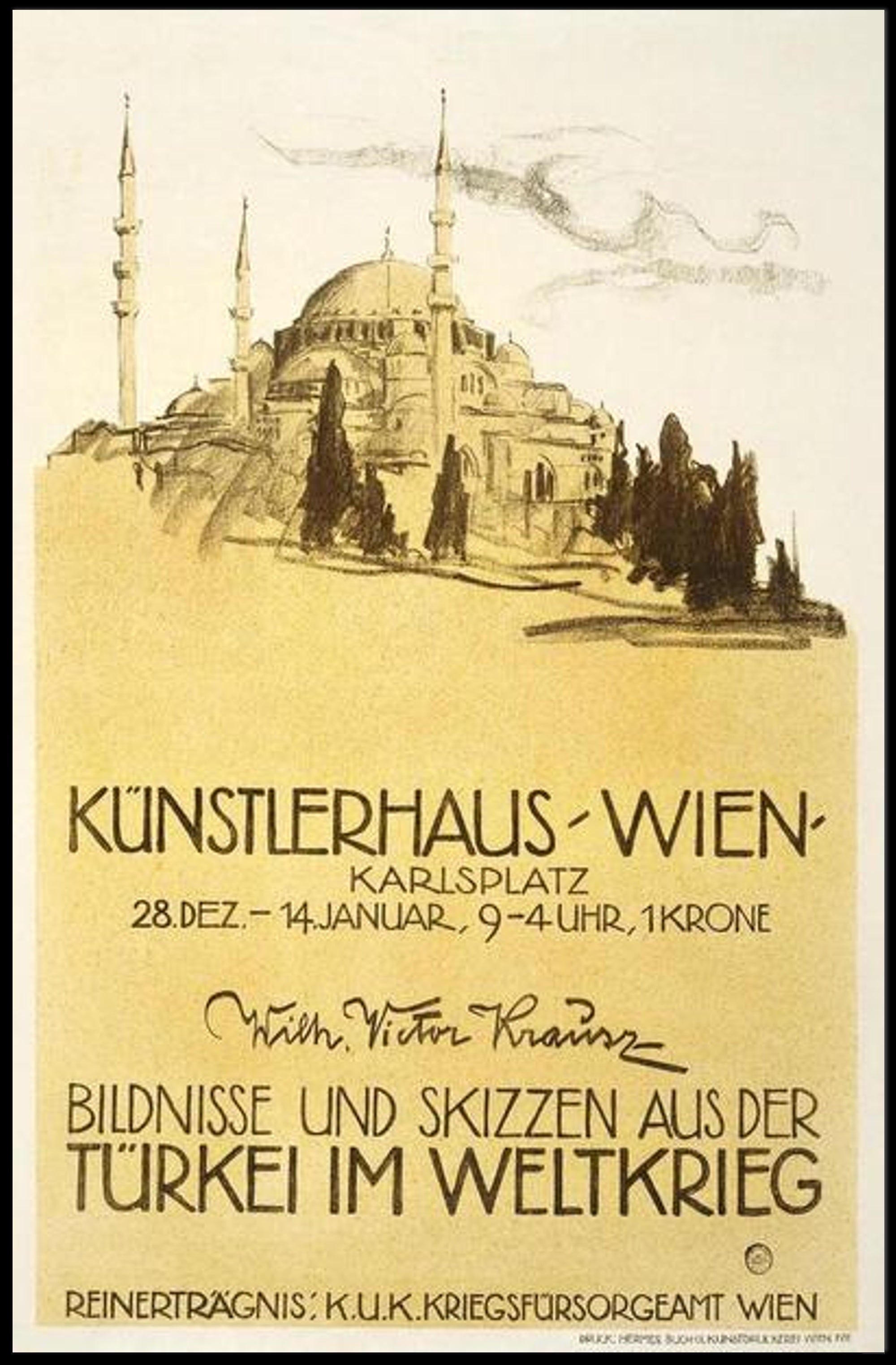 Künstlerhaus Wien Exhibition Poster PosterGoat