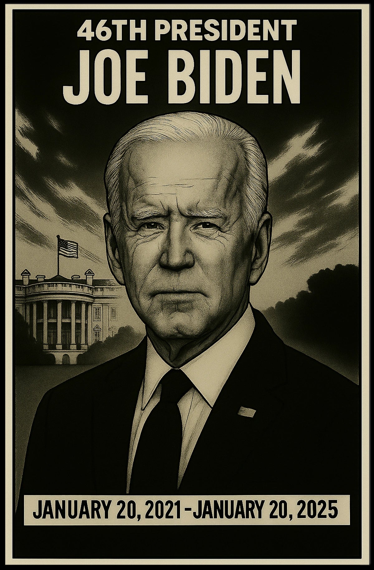 Joe Biden 46Th President Poster