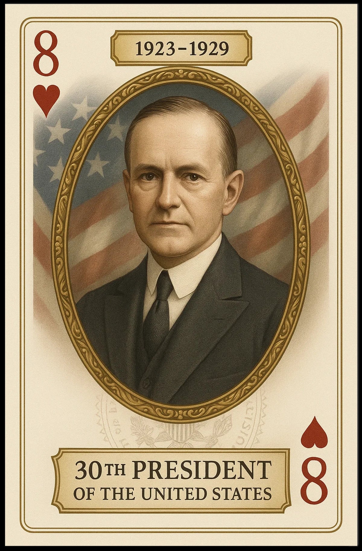 Thirtieth President Of United States Poster