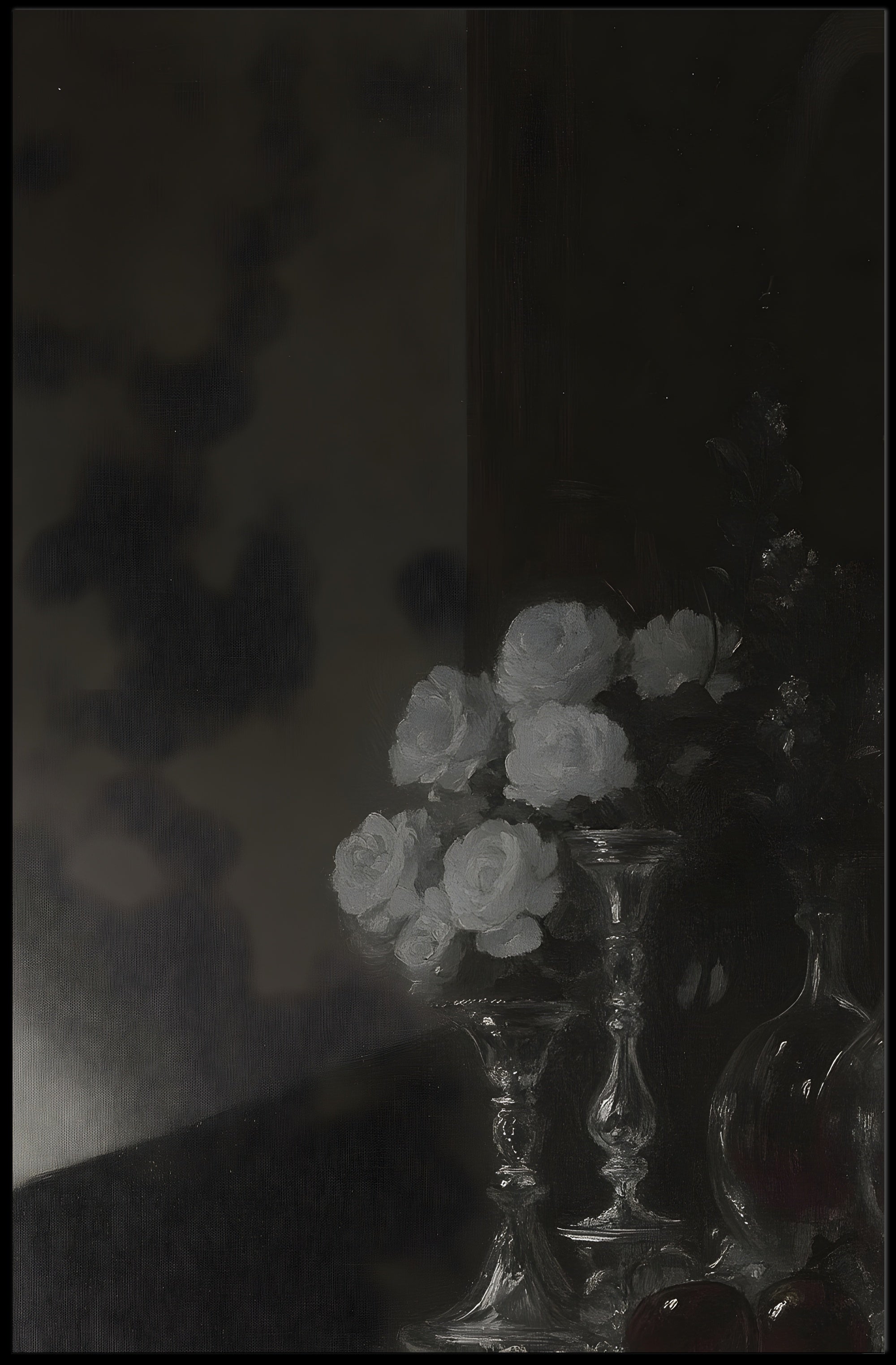 Still Life with Roses in Artistic Poster PosterGoat