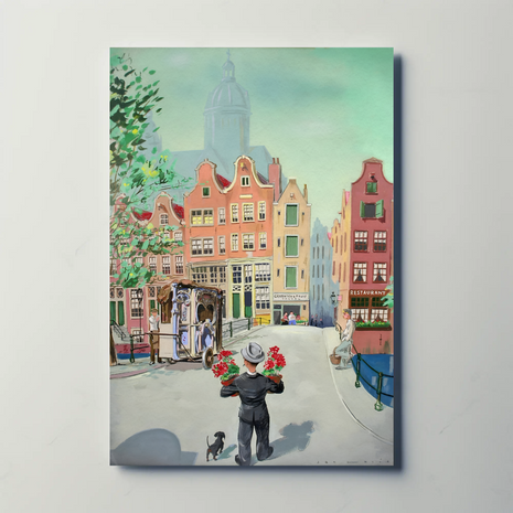 Amsterdam Travel Poster
