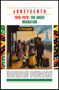 The Great Migration: Vintage Cultural Heritage Poster