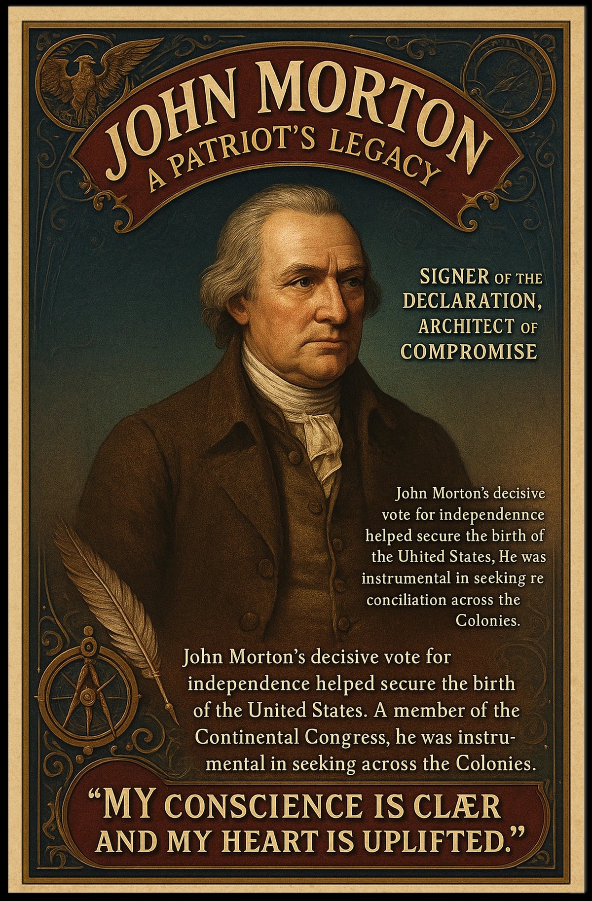 John Morton A PatriotS Legacy Poster