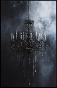 Elegant Chandelier 18th-Century Cultural Heritage Poster