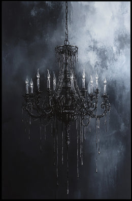 Elegant Chandelier 18th-Century Cultural Heritage Poster