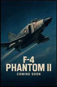 F-4 Phantom II Military Jet Fighter Poster PosterGoat