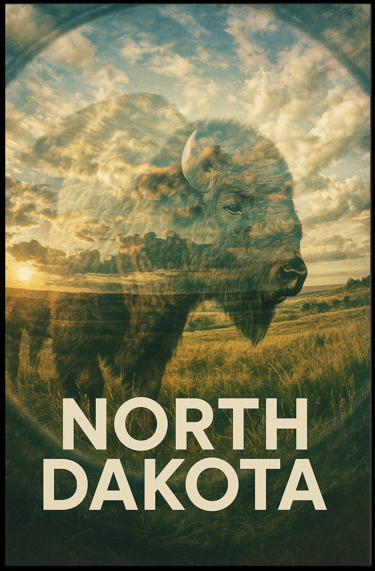 North Dakota Wilderness Poster