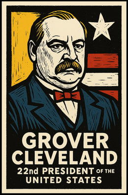 Grover Cleveland 22nd President Poster