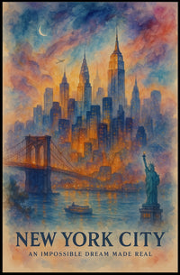 New York City An Impossible Dream Made Real Poster