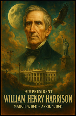William Henry Harrison Historic Neoclassical Realism Poster