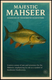 Majestic Mahseer Poster PosterGoat