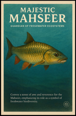Majestic Mahseer Poster PosterGoat