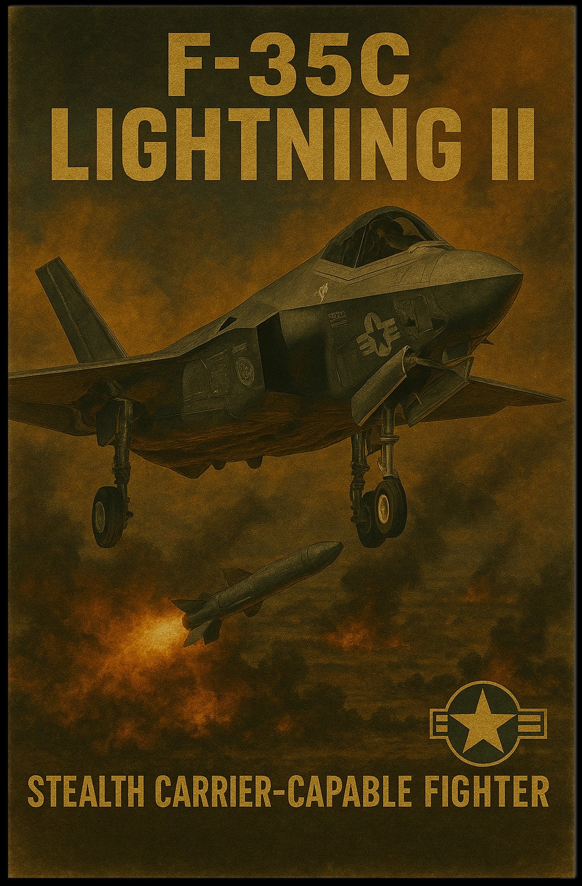 F-35C Lightning II Poster