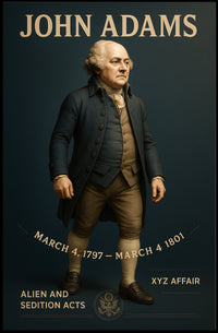 John Adams 2Nd President Poster